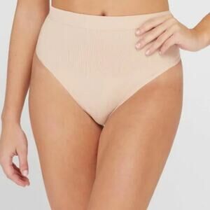 ASSETS SPANX NUDE SHAPEWEAR THONG Size L NWT
